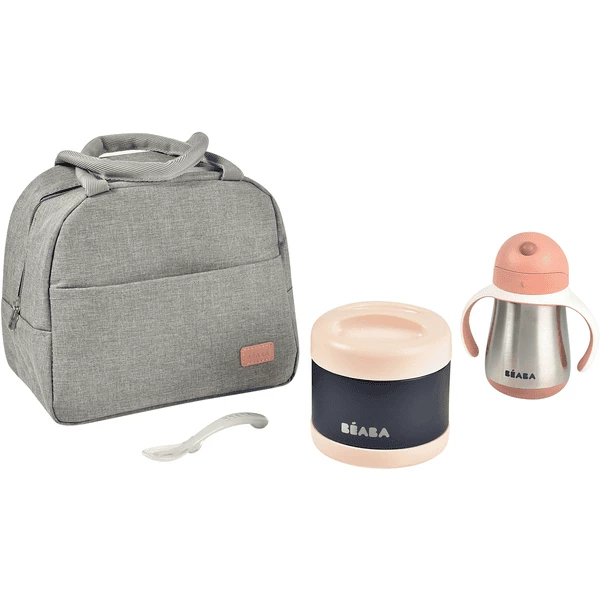 BEABA® Mahlzeit-Taschen Set On-the-go - Altrosa 3 BEABA® Mahlzeit-Taschen Set On-the-go - Altrosa