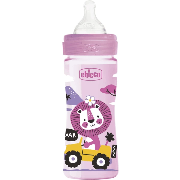 Chicco Well-Being Colored, 250ml, Durchschnittlicher Durchfluss, Girl, 2M+ 3 Chicco Well-Being Colored, 250ml, Durchschnittlicher Durchfluss, Girl, 2M+