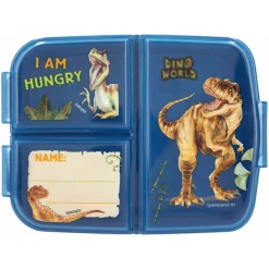 Depesche Brotdose HUNGRY Dino World 18,3 X 13,7 X 5,7 Cm Blau
