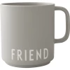 Design Letters Becher Mit Henkle Favourite Cool Gray