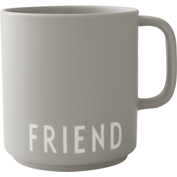 Design Letters Becher Mit Henkle Favourite Cool Gray 3 Design Letters Becher Mit Henkle Favourite Cool Gray