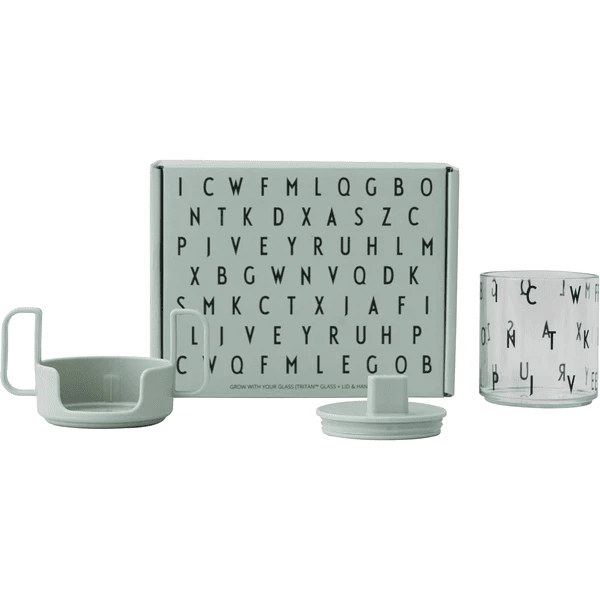 Design Letters Geschenkbox Grow With Your Glass ABC Grün 3 Design Letters Geschenkbox Grow With Your Glass ABC Grün
