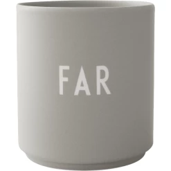 Design Letters Porzellanbecher Favourite Cups Mit Lasergravur Cool Gray