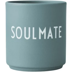 Design Letters Porzellanbecher Favourite Cups Mit Lasergravur, Grün, 250 Ml