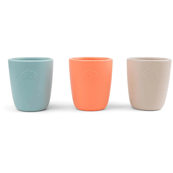 Done By Deer™ Trinkbecher Mini Farbmix, Silikon 3-er Pack 3 Done By Deer™ Trinkbecher Mini Farbmix, Silikon 3-er Pack