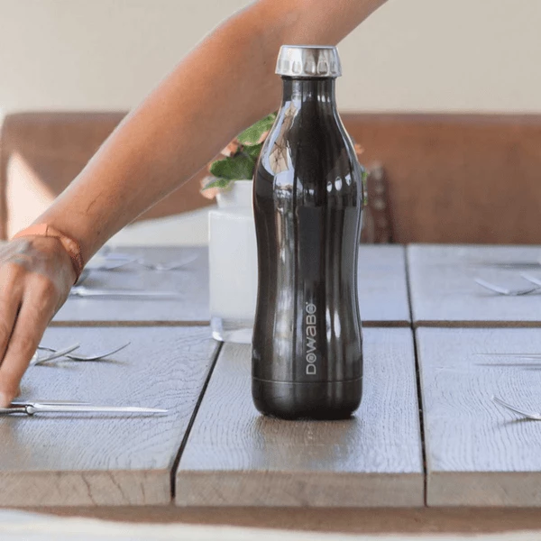 Dowabo Isolierflasche Trinkflasche Black 6 Dowabo Isolierflasche Trinkflasche Black – Bild 4