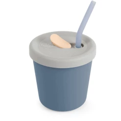 Haakaa® Trinkhalmbecher Ab 6 Monaten, Hellblau