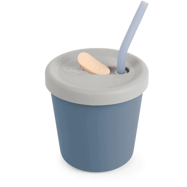 Haakaa® Trinkhalmbecher Ab 6 Monaten, Hellblau 3 Haakaa® Trinkhalmbecher Ab 6 Monaten, Hellblau