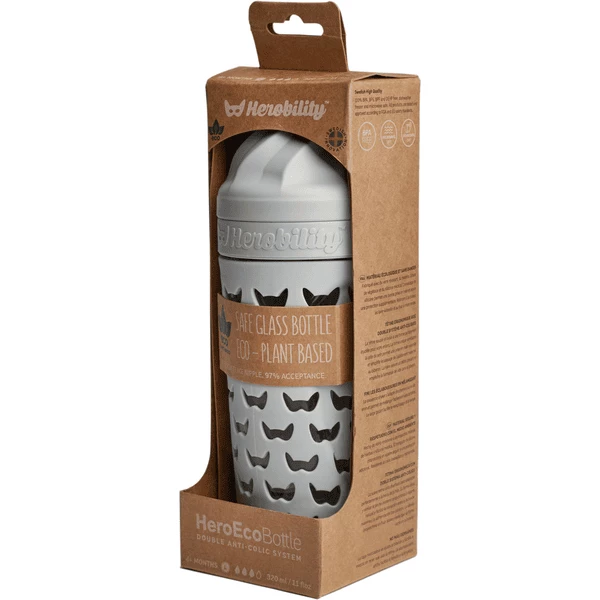 Herobility Babyflasche Eco Grau 6 Herobility Babyflasche Eco Grau – Bild 4