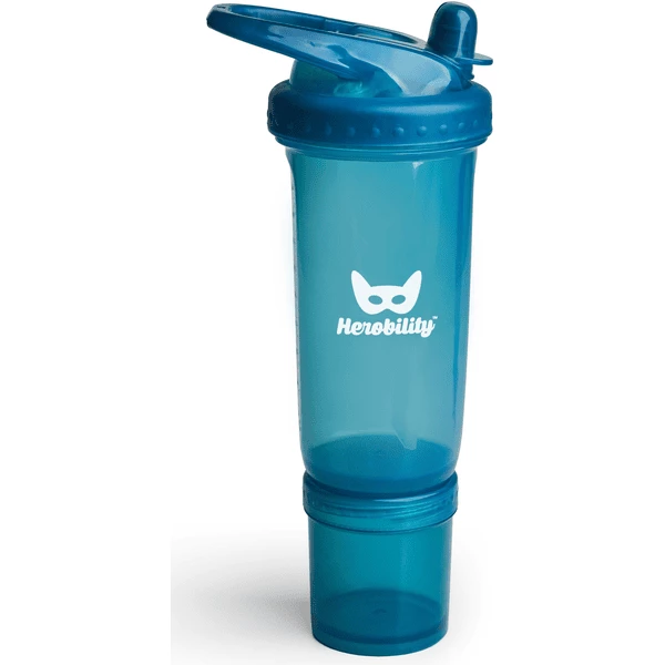 Herobility Trinkflasche Sport Blau 4 Herobility Trinkflasche Sport Blau – Bild 2