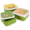 Ladelle Kinder Lunchbox Jungle 3er Set Grün
