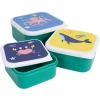 Ladelle Kinder Lunchbox Ocean 3er Set Bunt
