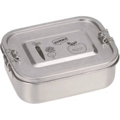 LÄSSIG Brotdose Aus Edelstahl, Solid Yummy