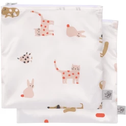 LÄSSIG Frühstücksbeutel 2 Stück Little Mateys Spice Orange