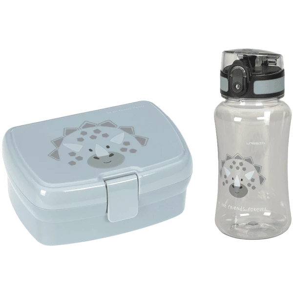 LÄSSIG Lässig Lunchset Brotdose & Trinkflasche About Friends Grün 3 LÄSSIG Lässig Lunchset Brotdose & Trinkflasche About Friends Grün