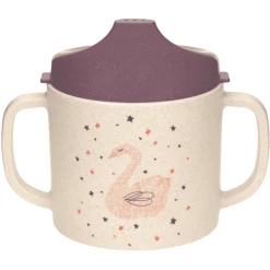 LÄSSIG Trinklernbecher Mit Henkel Little Water Swan