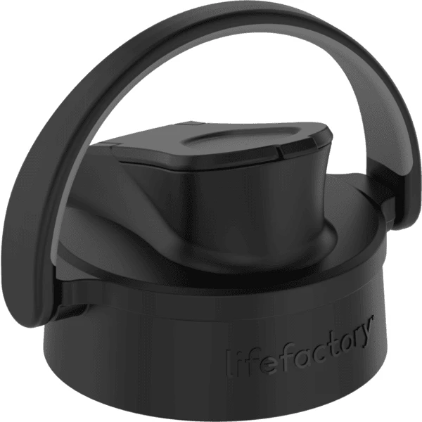 Lifefactory Active Flip Cap Onyx Black Für Glasflaschen 3 Lifefactory Active Flip Cap Onyx Black Für Glasflaschen