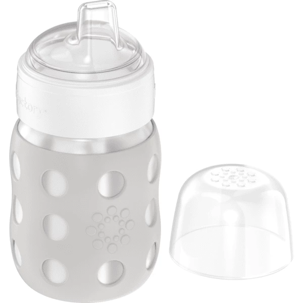 Lifefactory Baby-Weithalsflasche 235 Ml Mit Soft Sippy Cap, Cool Grey 3 Lifefactory Baby-Weithalsflasche 235 Ml Mit Soft Sippy Cap, Cool Grey