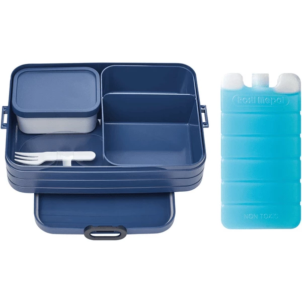Mepal Bento-Lunchbox + Kühlakku Take A Break 2er Set Dunkelblau 3 Mepal Bento-Lunchbox + Kühlakku Take A Break 2er Set Dunkelblau