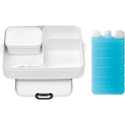 Mepal Bento-Lunchbox + Kühlakku Take A Break 2er Set Weiß