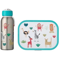 Mepal Brotdose + Thermoflasche Campus 2er Set Hellblau