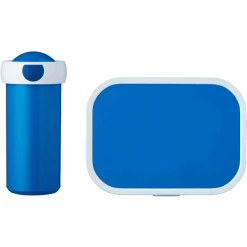 Mepal Brotdose + Verschlussbecher Campus 300 Ml + 700 Ml 2er Set Blau