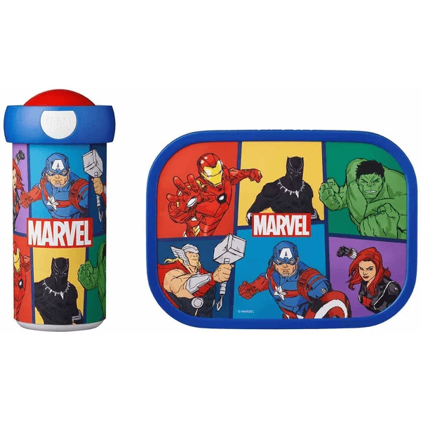 Mepal Brotdose + Verschlussbecher Campus 300 Ml + 700 Ml 2er Set Bunt 3 Mepal Brotdose + Verschlussbecher Campus 300 Ml + 700 Ml 2er Set Bunt