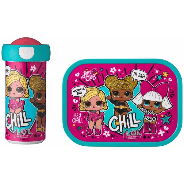 Mepal Brotdose + Verschlussbecher Campus 300 Ml + 700 Ml 2er Set Türkis-pink 3 Mepal Brotdose + Verschlussbecher Campus 300 Ml + 700 Ml 2er Set Türkis-pink