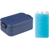Mepal Lunchbox + Kühlakku Take A Break 2er Set Dunkelblau -Villeroy & Boch Shop mepal lunchbox kuehlakku take a break 2er set dunkelblau a382504