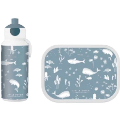 Mepal Lunchset Campus 400 Ml + 700 Ml 2er Set Weiß-blau