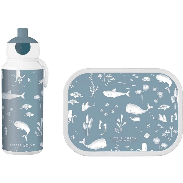 Mepal Lunchset Campus 400 Ml + 700 Ml 2er Set Weiß-blau 3 Mepal Lunchset Campus 400 Ml + 700 Ml 2er Set Weiß-blau