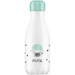 Miniland Isolierflasche Kid Bottle Pixie - 270ml, Weiß/blau