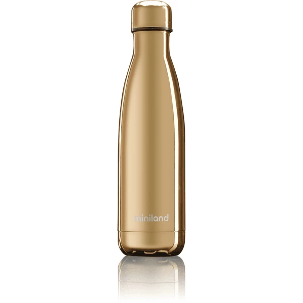Miniland Thermosflasche Bottle Deluxe Gold Mit Chromeffekt 500 Ml 3 Miniland Thermosflasche Bottle Deluxe Gold Mit Chromeffekt 500 Ml