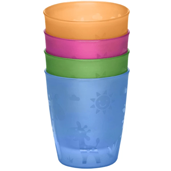 Nip® Trinkbecher Bunt 4 Stück 3 Nip® Trinkbecher Bunt 4 Stück