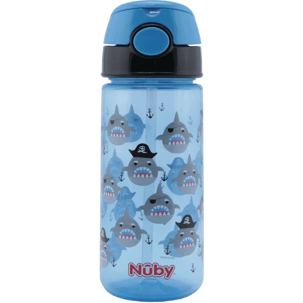 Nuby Nûby Trinkhalmbecher "Active" 540ml, Blau 3 Nuby Nûby Trinkhalmbecher "Active" 540ml, Blau