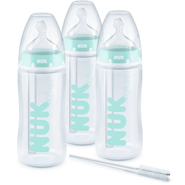 NUK Babyflasche First Choice⁺ Anti-Colic 3er-Flaschenset, 300 Ml 3 NUK Babyflasche First Choice⁺ Anti-Colic 3er-Flaschenset, 300 Ml