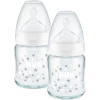 NUK Glasflasche First Choice⁺ Ab Der Geburt 120 Ml, Temperature Control Im Doppelpack Weiß 1 NUK Glasflasche First Choice⁺ Ab Der Geburt 120 Ml, Temperature Control Im Doppelpack Weiß -Villeroy & Boch Shop nuk glasflasche first choice ab der geburt 120 ml temperature control im doppelpack weiss a329550