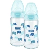 NUK Glasflasche First Choice⁺ Ab Der Geburt 240 Ml, Temperature Control Im Doppelpack Blau -Villeroy & Boch Shop nuk glasflasche first choice ab der geburt 240 ml temperature control im doppelpack blau a329554