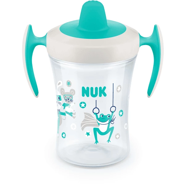 NUK Trainer Cup 230ml Weiche Trinktülle, Auslaufsicher Ab 6 Monaten Petrol 3 NUK Trainer Cup 230ml Weiche Trinktülle, Auslaufsicher Ab 6 Monaten Petrol