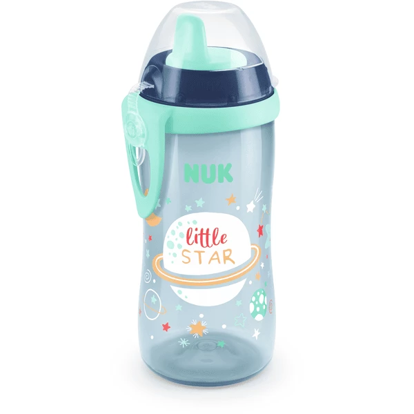 NUK Trinkflasche Kiddy Cup Night 300 Ml, Blau 2 NUK Trinkflasche Kiddy Cup Night 300 Ml, Blau