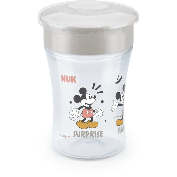 NUK Trinklernbecher Magic Cup Mickey Mouse Mit 360°-Trinkrand Ab Dem 8. Monat, 230 Ml Grau 3 NUK Trinklernbecher Magic Cup Mickey Mouse Mit 360°-Trinkrand Ab Dem 8. Monat, 230 Ml Grau