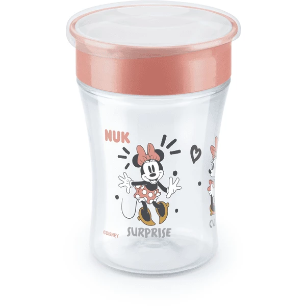 NUK Trinklernbecher Magic Cup Minnie Mouse Mit 360°-Trinkrand Ab Dem 8. Monat, 230 Ml Rot 3 NUK Trinklernbecher Magic Cup Minnie Mouse Mit 360°-Trinkrand Ab Dem 8. Monat, 230 Ml Rot