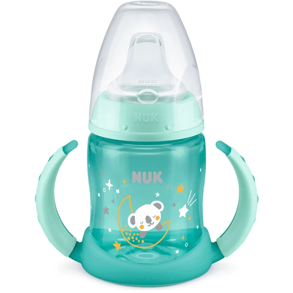 NUK Trinklernflasche First Choice Night, Blau 150ml 3 NUK Trinklernflasche First Choice Night, Blau 150ml