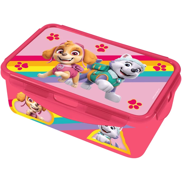 P:os Brotdose Paw Patrol Girl, Mit Einsätzen 3 P:os Brotdose Paw Patrol Girl, Mit Einsätzen