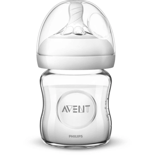 Philips Avent Natural Flasche Glas SCF051/17, 120ml, 1 Stück, Transparent 3 Philips Avent Natural Flasche Glas SCF051/17, 120ml, 1 Stück, Transparent
