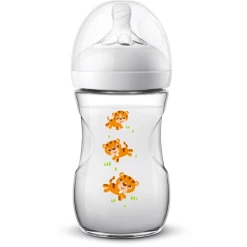 Philips Avent Natural Flasche SCF070/20, 260ml, 1 Stück, Tiger