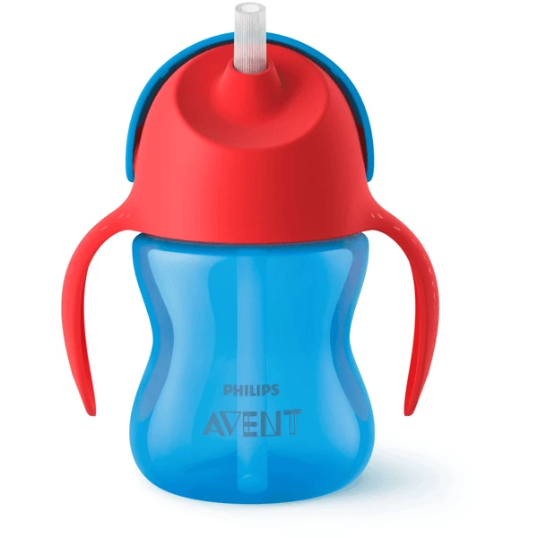 Philips Avent Strohhalmbecher SCF796/01 Blau / Rot 200 Ml 9M+ 3 Philips Avent Strohhalmbecher SCF796/01 Blau / Rot 200 Ml 9M+