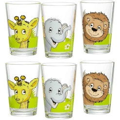 Ritzenhoff & Breker GmbH & Co. KG Kindergläser Dschungeltiere 205 Ml 6er Set Bunt