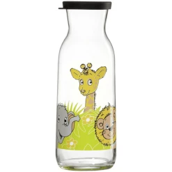 Ritzenhoff & Breker GmbH & Co. KG Kinderkaraffe Dschungeltiere 1200 Ml Transparent