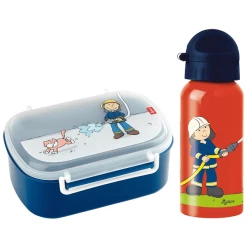 Sigikid Brotdose + Trinkflasche 2er Set Dunkelblau